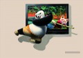 Kung Fu Panda et maître 3D